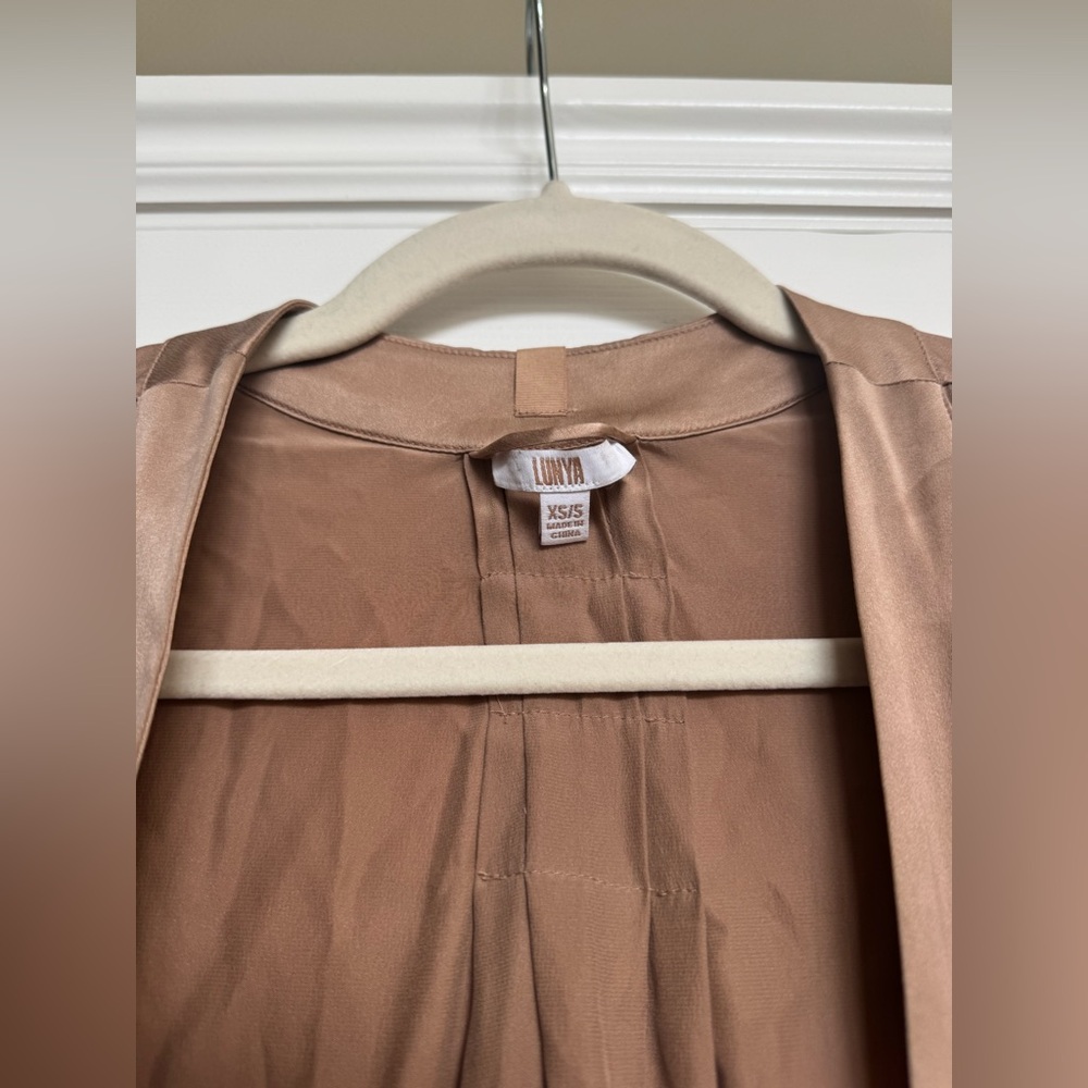 Lunya Silk Long Robe Otium XS/S (no belt) - Picture 4 of 8